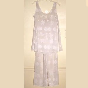 Vintage Victoria's Secret Sheer Pajamas Small